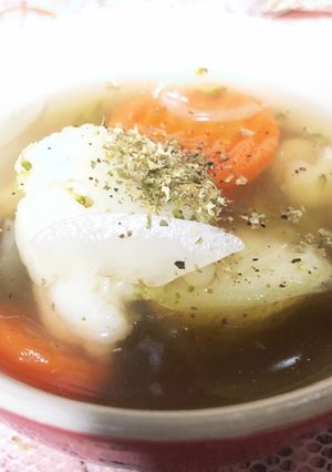 冷凍保存野菜の簡単スープ-レシピのメイン写真