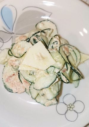 ツナときゅうりの簡単サラダ-レシピのメイン写真