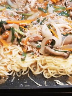 ホットプレートで!熱々あんかけ焼きそば-レシピのメイン写真