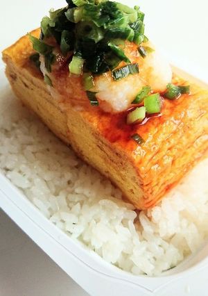 パックご飯で作る「厚焼き玉子ご飯」-レシピのメイン写真