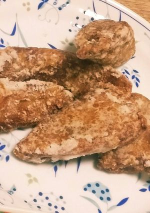 簡単、安価 まぐろのあらで竜田揚げ-レシピのメイン写真