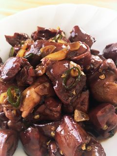 レバーとニンニクの甘辛煮-レシピのメイン写真