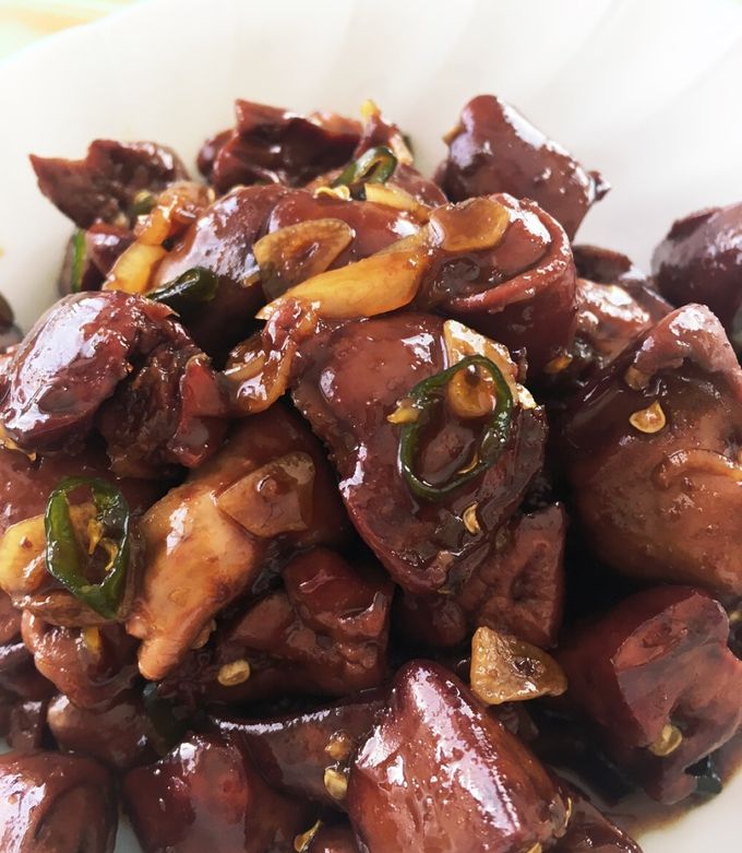 レバーとニンニクの甘辛煮 by REANO〜☆ 【クックパッド】 簡単