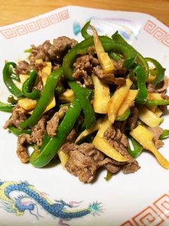 牛こま切れで青椒肉絲-レシピのメイン写真
