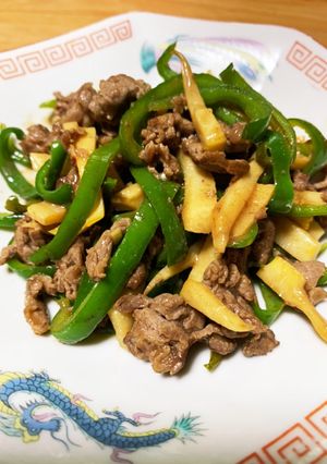 牛こま切れで青椒肉絲-レシピのメイン写真