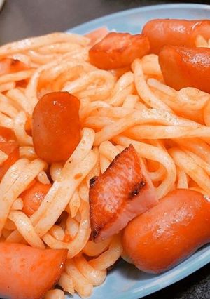 ナポリタンうどん-レシピのメイン写真