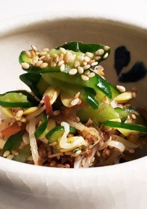 モヤシとキュウリの酸っぱくない酢の物-レシピのメイン写真
