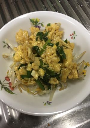 簡単！ニラ玉（醤油ベース）-レシピのメイン写真