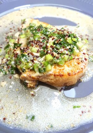 かじきの和風マスタードソース(離乳食OK-レシピのメイン写真