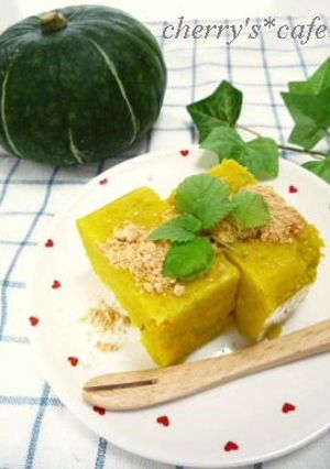 ビタミンたっぷりかぼちゃの寒天寄せ-レシピのメイン写真