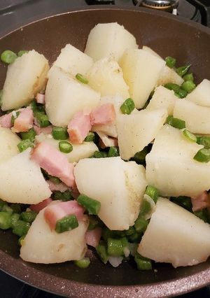 中央アジア風　じゃが芋といんげんの炒め物-レシピのメイン写真