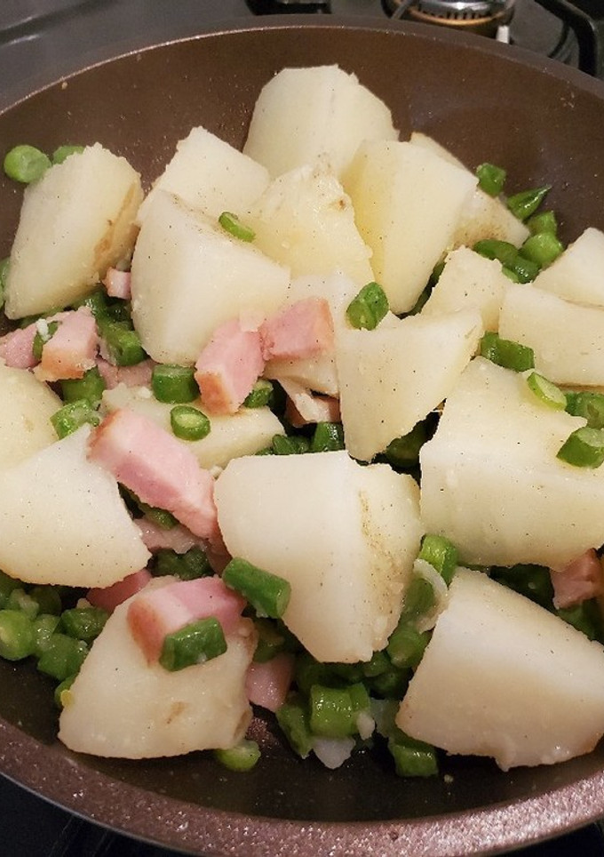 中央アジア風　じゃが芋といんげんの炒め物-レシピのメイン写真