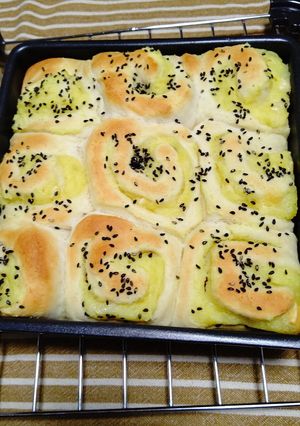 さつまいもとホワイトチョコのちぎりパン-レシピのメイン写真