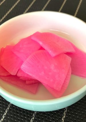 簡単・副菜に桜大根漬けの作り方-レシピのメイン写真