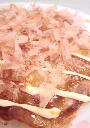 輪切りポテトお好み焼き☆.｡.：*･゜-レシピのメイン写真