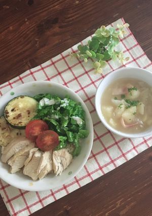 休日ごはん！炊飯器でカオマンガイ-レシピのメイン写真