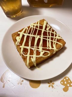 焼肉のタレで厚揚げ豆腐のマヨかけ-レシピのメイン写真