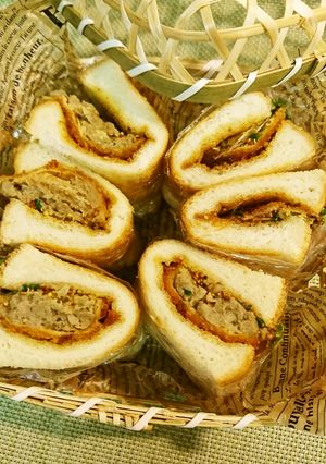 冷凍deメンチサンド-レシピのメイン写真