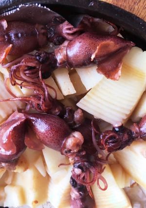 ほたるいかと筍のバター醤油炒め-レシピのメイン写真