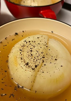 ＜低温調理＞甘〜い！まるごと玉葱スープ-レシピのメイン写真