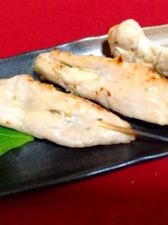 ささみの梅しそ焼き-レシピのメイン写真