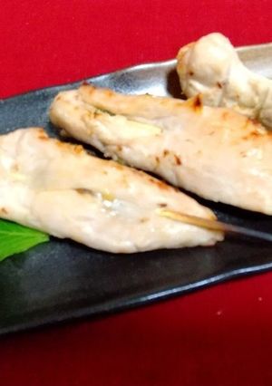 ささみの梅しそ焼き-レシピのメイン写真