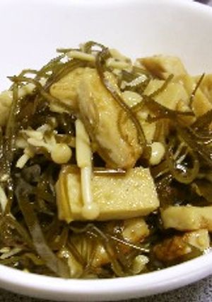刻み昆布×えのき×さつま揚げの炒め煮-レシピのメイン写真