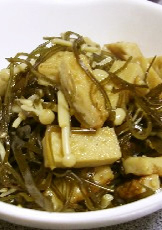 刻み昆布×えのき×さつま揚げの炒め煮-レシピのメイン写真