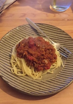 肉たっぷり手作りミートソース-レシピのメイン写真