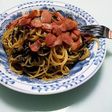 しらすと塩昆布のパスタ