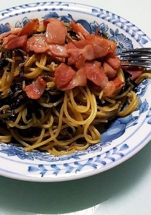 しらすと塩昆布のパスタ-レシピのメイン写真