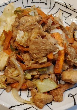 鶏むね肉の柚子胡椒味噌炒め-レシピのメイン写真
