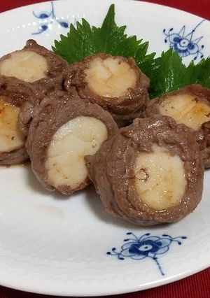 ホタテと牛肉のバター醤油焼き-レシピのメイン写真