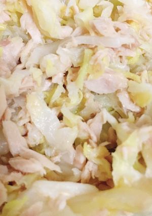 レンジで簡単！高たんぱくな無限キャベツ-レシピのメイン写真