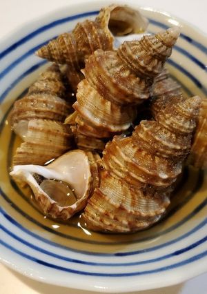 灯台つぶ貝煮付け-レシピのメイン写真