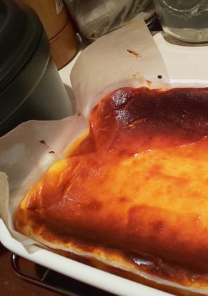 野田琺瑯で焼くベイクドチーズケーキ-レシピのメイン写真