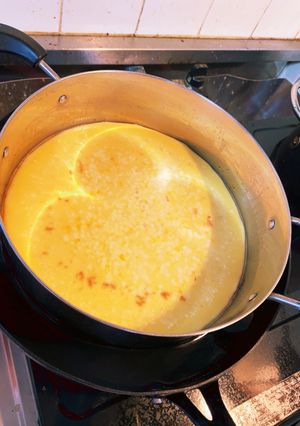オーブンなし　お鍋で作る　牛乳１ℓプリン-レシピのメイン写真