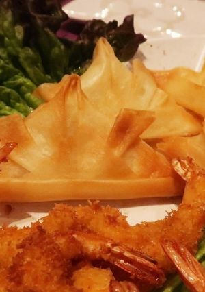 こどもの日に。カリッと かぶと春巻き♪-レシピのメイン写真