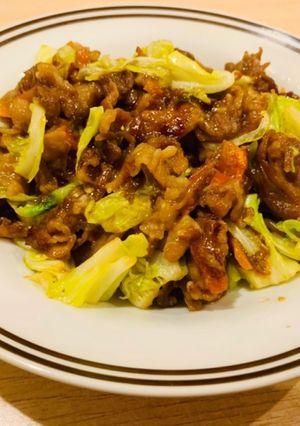 豚こまのマヨ野菜炒め-レシピのメイン写真