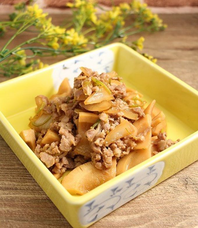 簡単！筍と新玉葱の牛甘辛煮 by だんどり亭 【クックパッド】 簡単