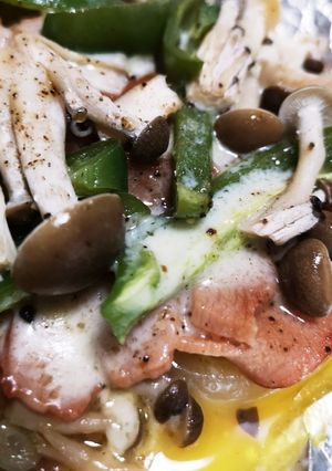焼豚と好きな野菜deホイル焼き！-レシピのメイン写真