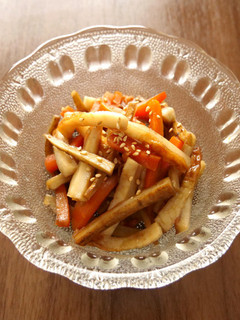 レンチンで☆ちくわと根菜のナムル-レシピのメイン写真