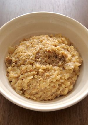 ミルクと味噌で納豆の和風リゾット-レシピのメイン写真