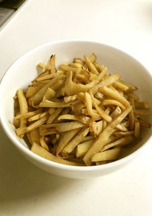 【簡単おつまみ】筍のポン酢炒め♪-レシピのメイン写真