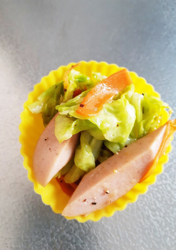 お弁当に！魚肉ソーセージの野菜炒め-レシピのメイン写真