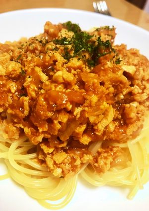 トーフミートスパ-レシピのメイン写真