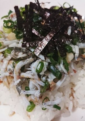 しらすのせご飯-レシピのメイン写真