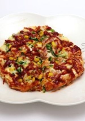 【米粉】米粉ピザ風ふわふわパン-レシピのメイン写真