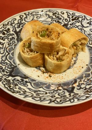シイタケ香る焼ビーフンの信太巻-レシピのメイン写真