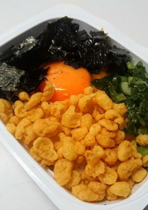 パックご飯で作る「たぬきご飯」-レシピのメイン写真
